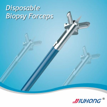 Pinzas para biopsia desechables médicos con mordazas lisas para endoscopio
